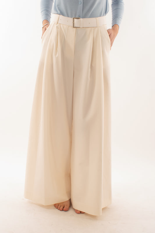 Pantalone mega palazzo da Donna Imperial - Burro