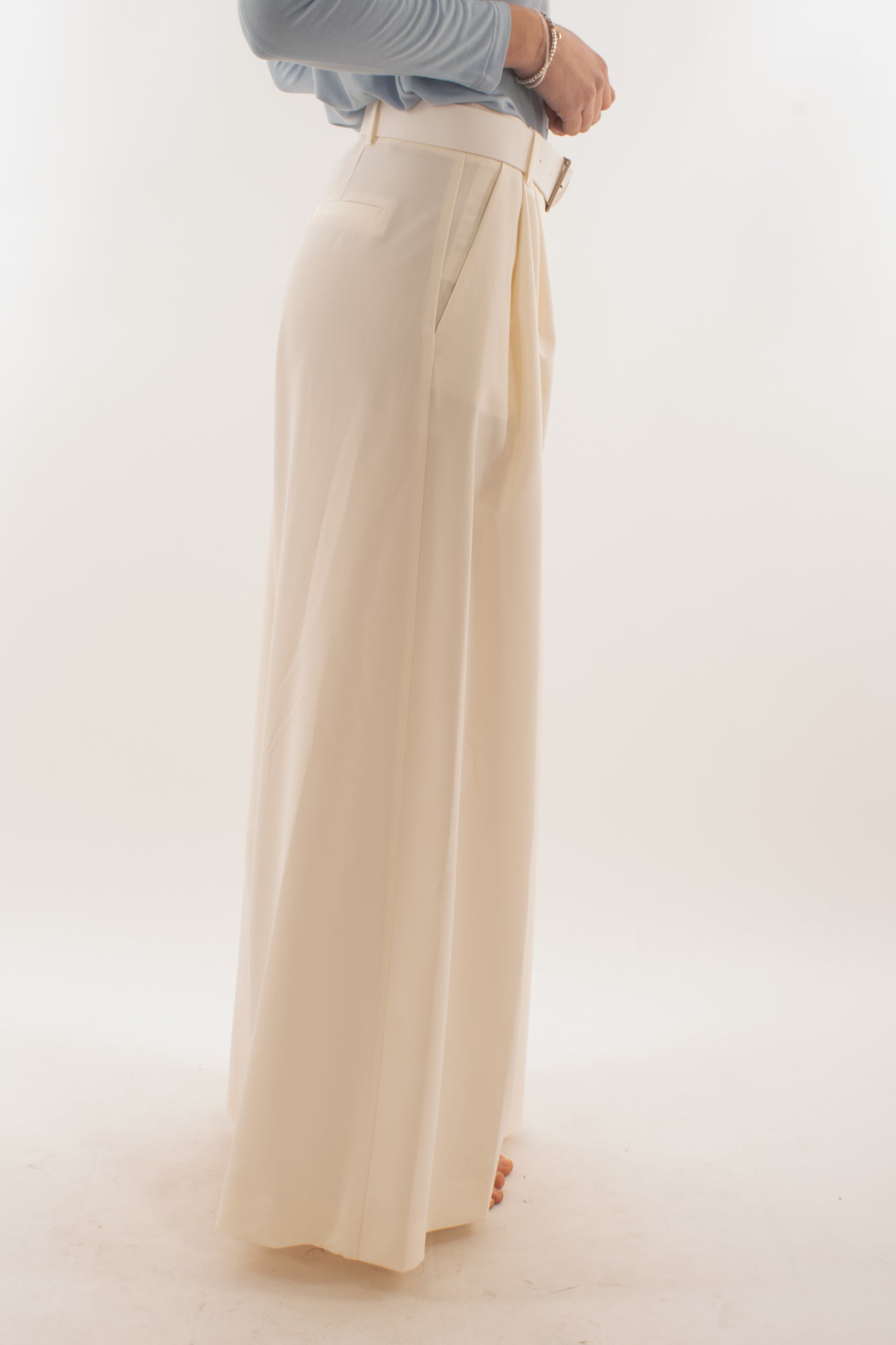 Pantalone mega palazzo da Donna Imperial - Burro