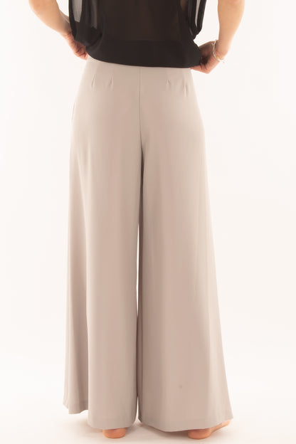 Pantalone palazzo con cintina da Donna Imperial - Perla