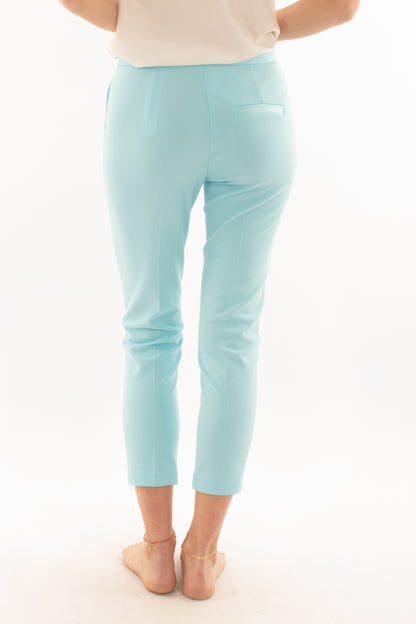 Pantalone a sigaretta con profili in raso da Donna Imperial - Oxigen