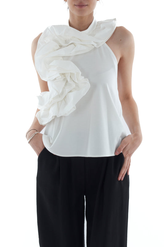 Top con rouge da Donna Imperil - Bianchi