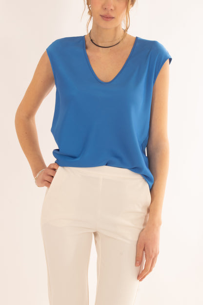 Blusa a v smanicata da Donna Imperial - Bluette