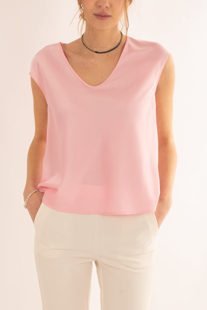 Blusa a v smanicata da Donna Imperial - Pinklady