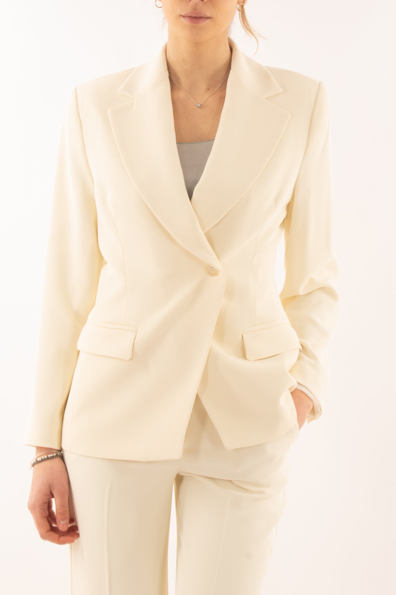 Giacca un petto e mezzo da Donna King kong - Panna