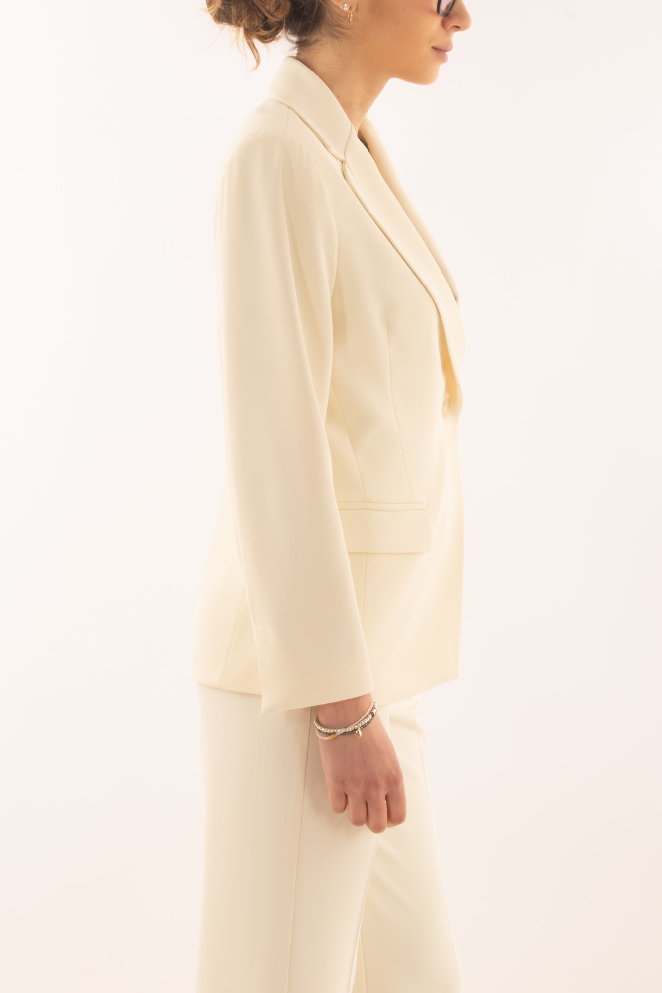 Giacca un petto e mezzo da Donna King kong - Panna