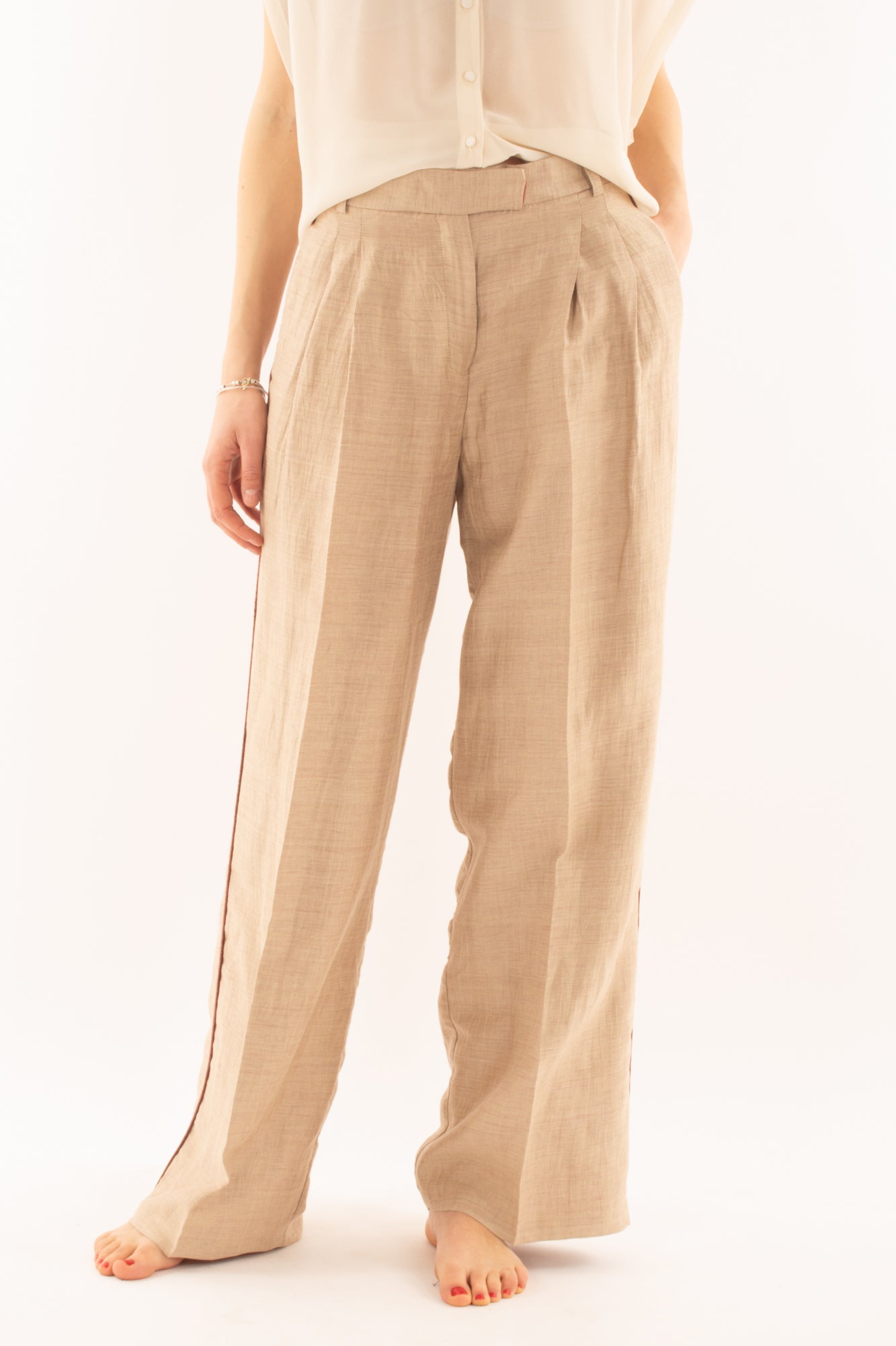 KING KONG Pantalone a palazzo da Donna King kong - Beige Beige