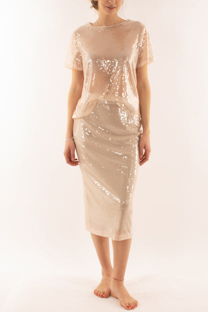 Longhette con paillettes da Donna King kong