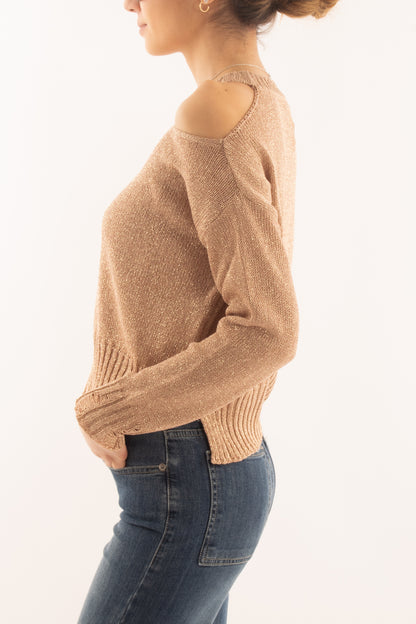 Maglia con buco da Donna King kong - Cipria