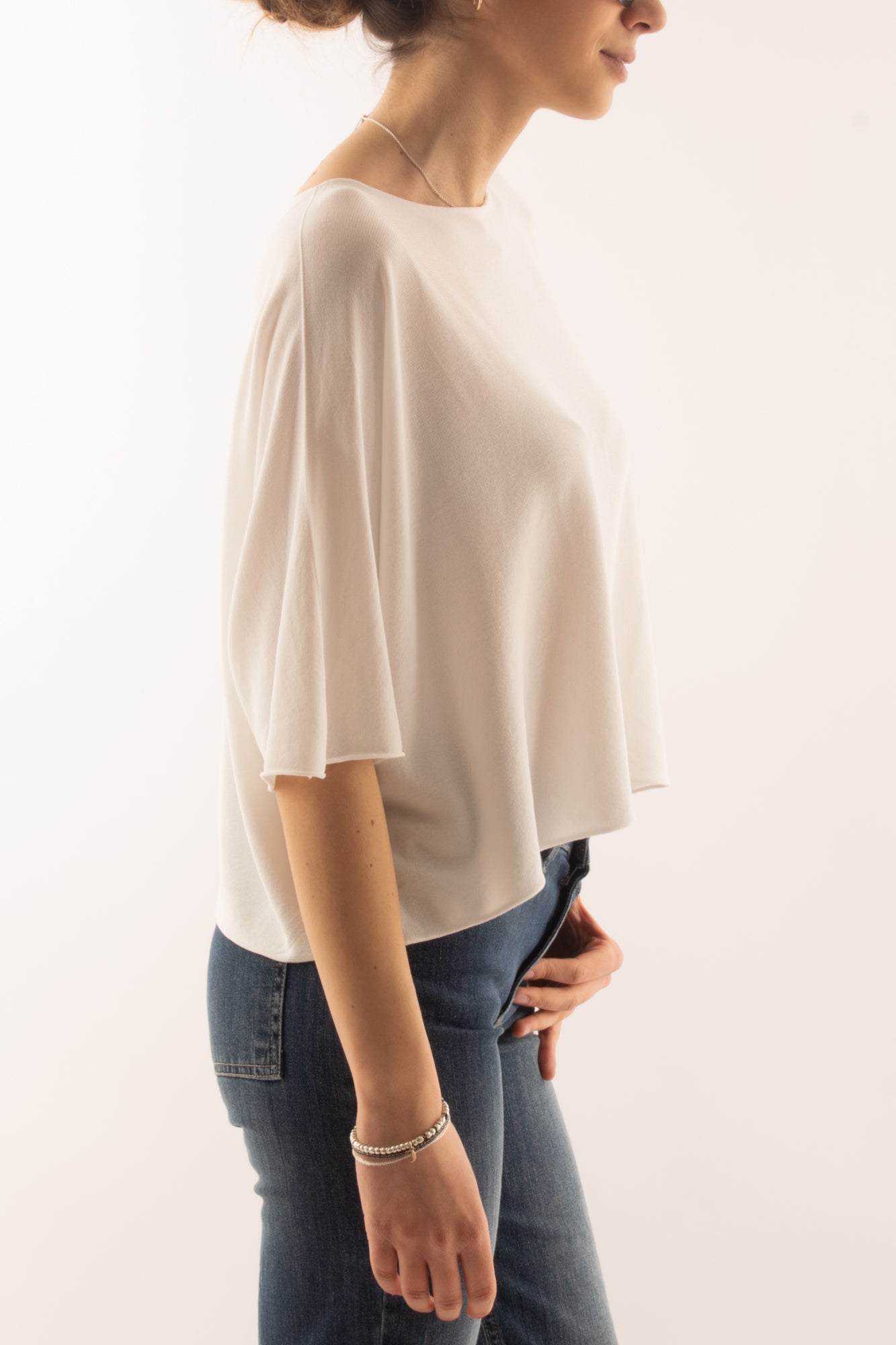 Maglia a scatoletta da Donna Metoo - Burro