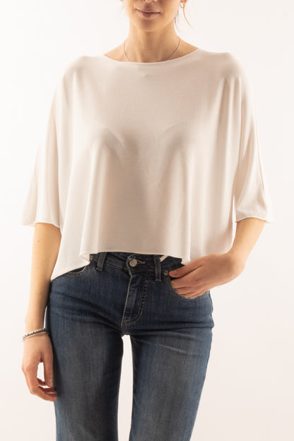 Maglia a scatoletta da Donna Metoo - Burro