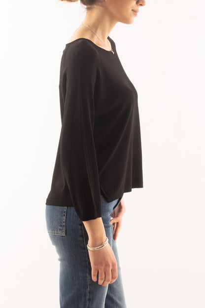 Maglia basica da Donna Metoo - Nero