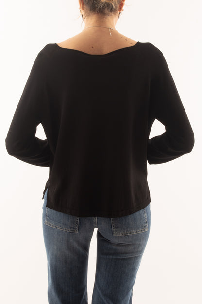 Maglia basica da Donna Metoo - Nero