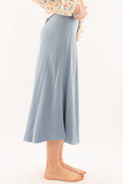 Gonna in satin da Donna Metoo - Celeste