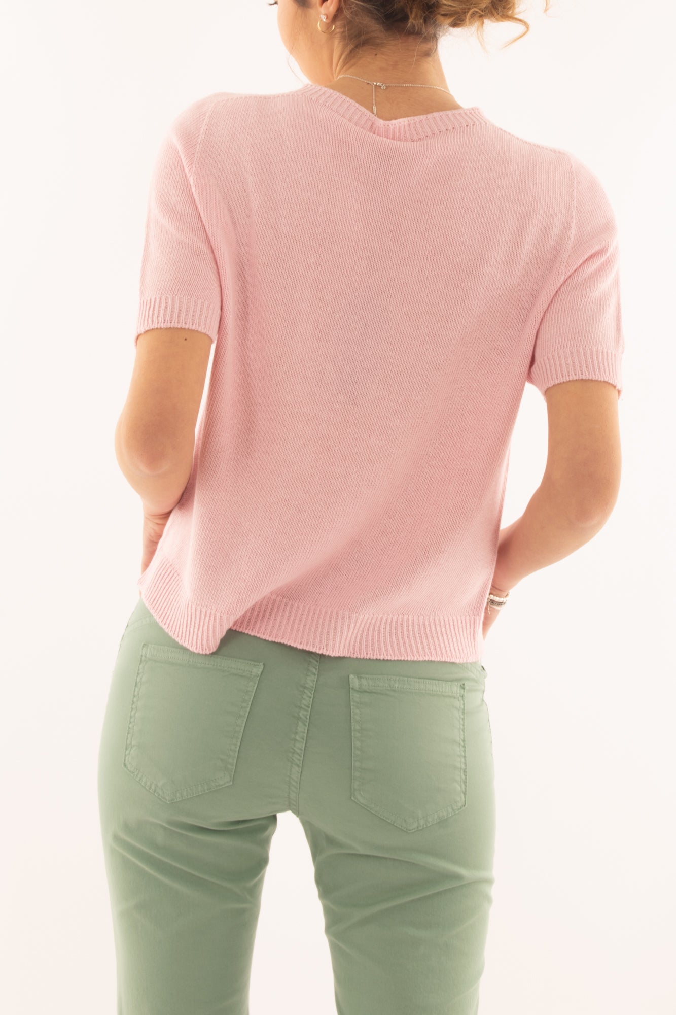 Maglia mezza manica da Donna Metoo - Rosa