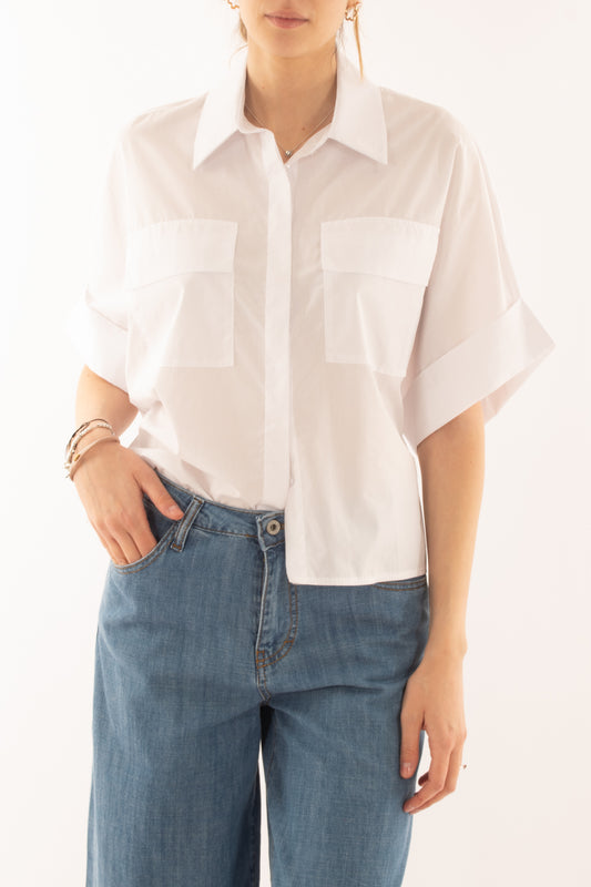 Camicia a scatoletta da Donna Metoo - Bianco