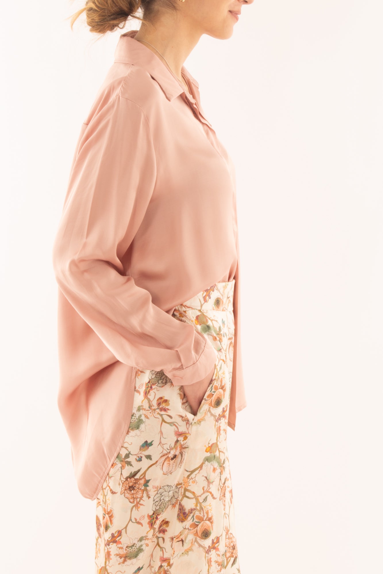 Camicia in viscosa da Donna Metoo - Rosa