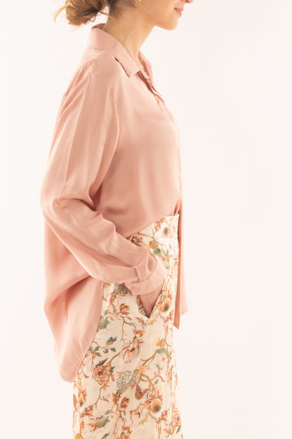 Camicia in viscosa da Donna Metoo - Rosa