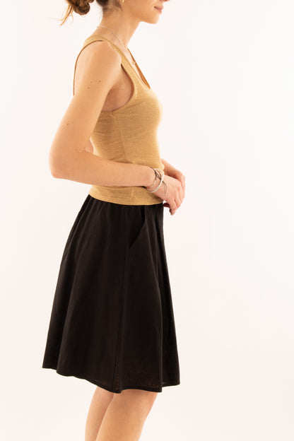 Top in lurex da Donna Metoo Oro