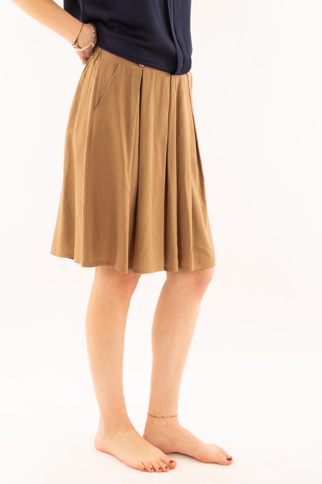 Short al ginocchio da Donna Metoo - Sabbia