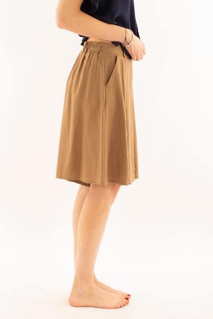 Short al ginocchio da Donna Metoo - Sabbia