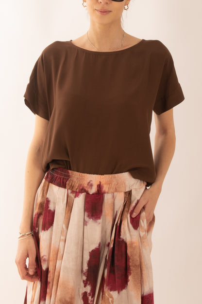 Maglia in viscosa da Donna Metoo - Moro