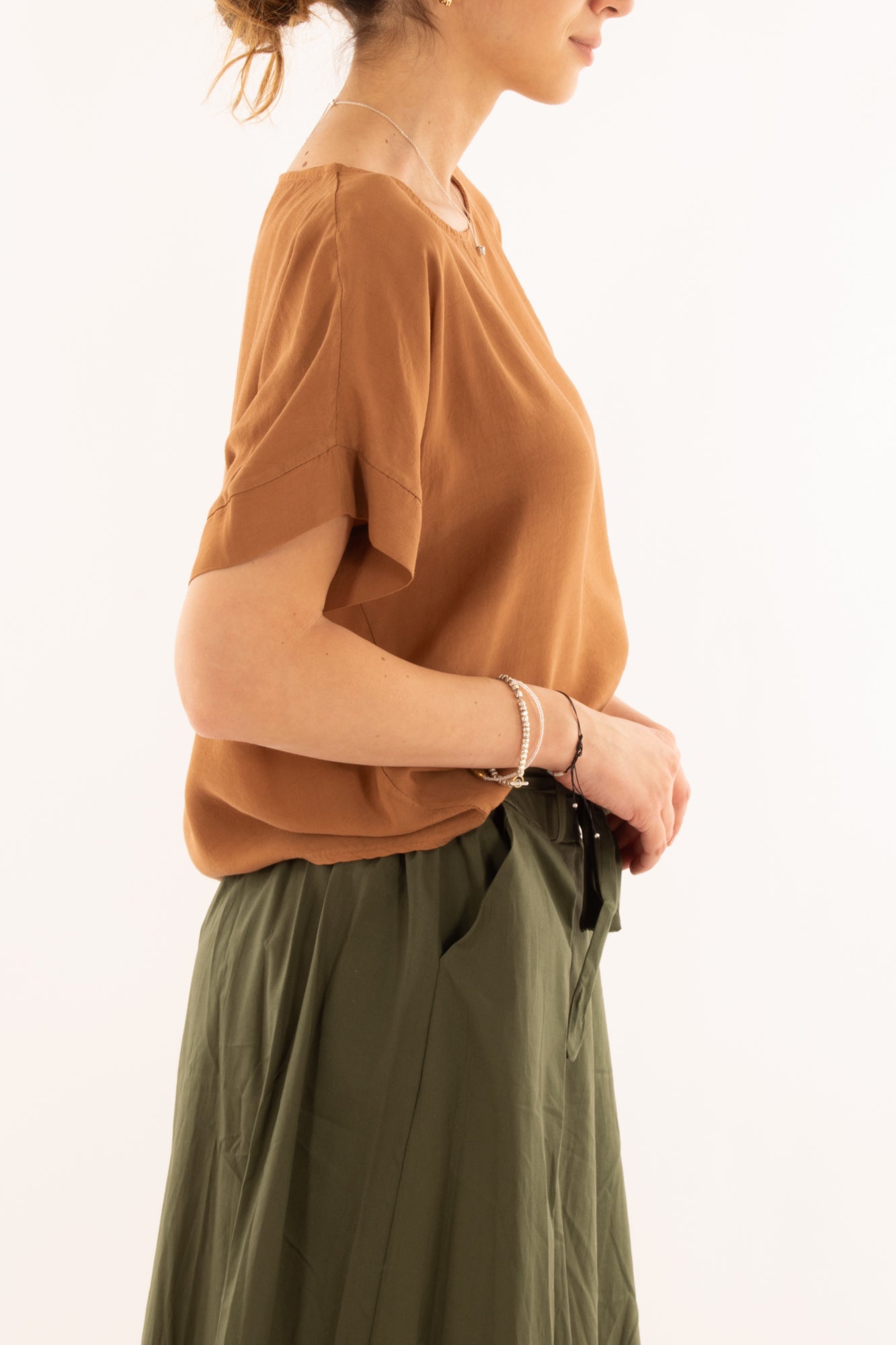 Maglia in viscosa da Donna Metoo - Moro