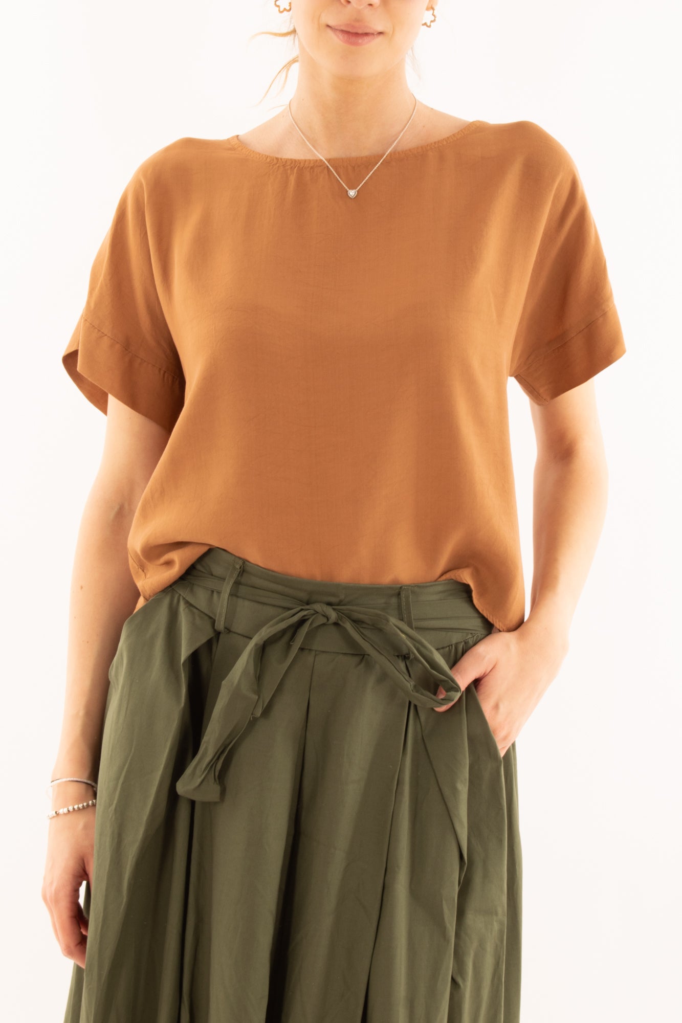 Maglia in viscosa da Donna Metoo - Moro