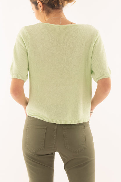 Maglia con manica 3/4 da Donna Metoo - Verde acido
