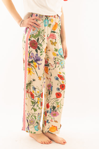 Pantalone floreale da Donne Metoo - Burro