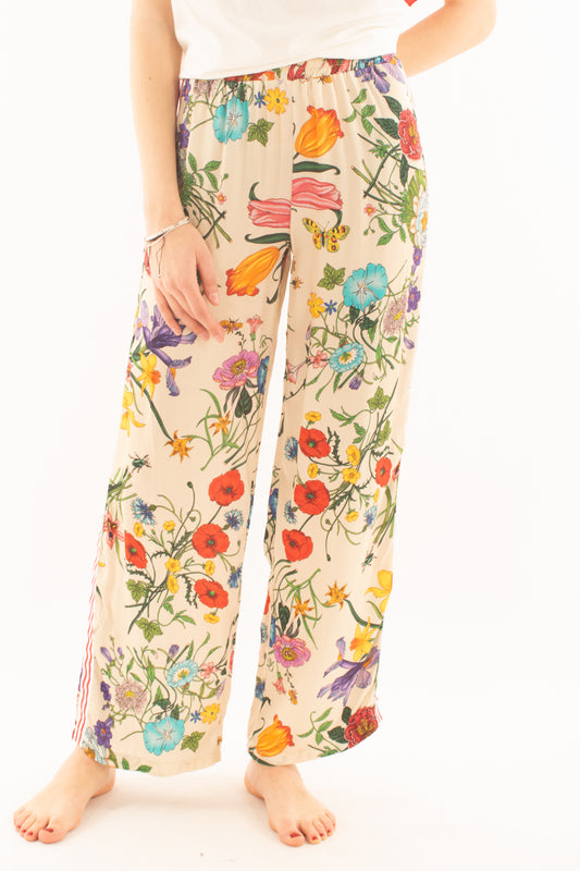 Pantalone floreale da Donne Metoo - Burro