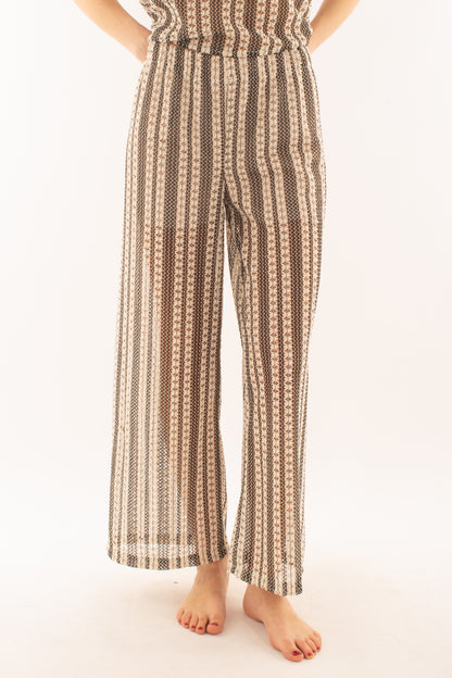 Pantalone uncinetto da Donna - Metoo Nero