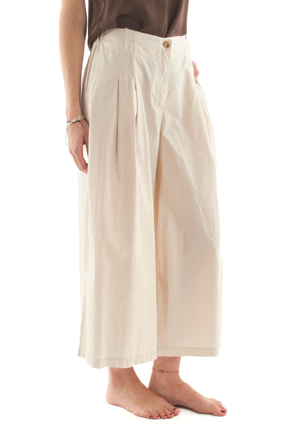 Pantalone effetto gonna da Donna Metoo - Sabbia