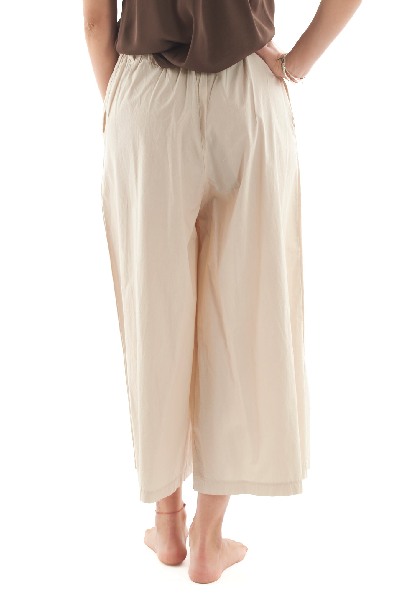 Pantalone effetto gonna da Donna Metoo - Sabbia