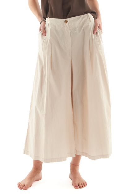 Pantalone effetto gonna da Donna Metoo - Sabbia