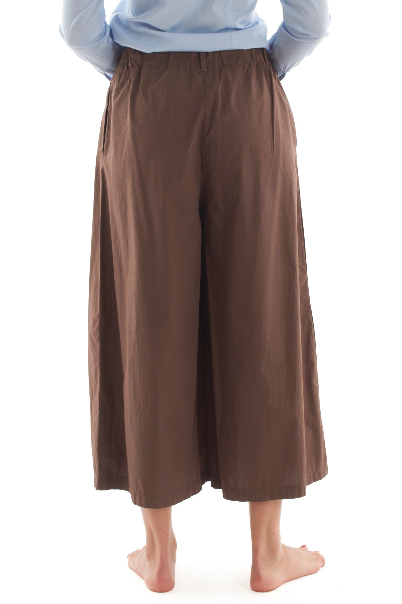 Pantalone effetto gonna da Donna Metoo - Tabacco