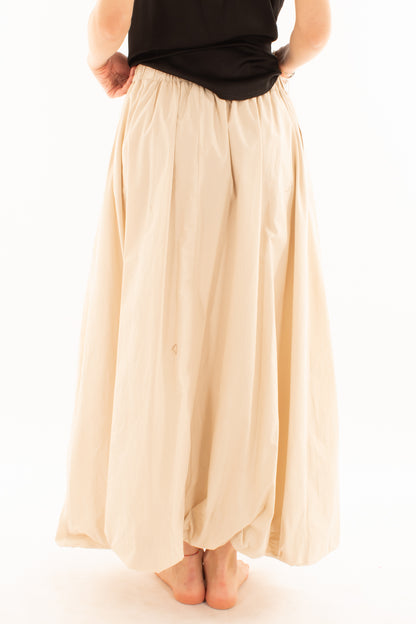 Gonna lunga a palloncino da Donna Metoo - Sabbia