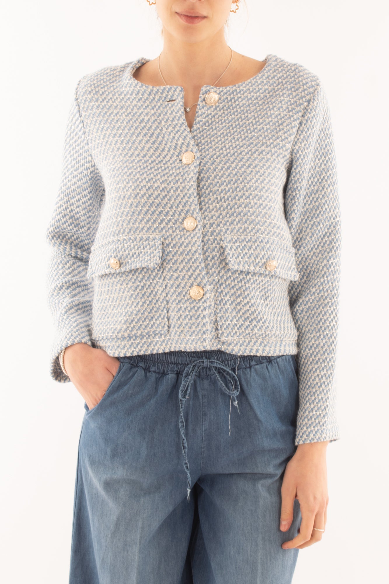 Giacca chanel da Donna Metoo - Celste