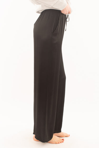 Pantalone con coulisse da Donna Metoo - Nero