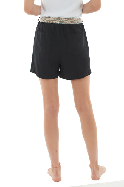 Short in cotone da Donna - Metoo - Nero