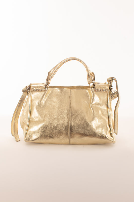 Borsa con borchie da Donna Metoo Oro