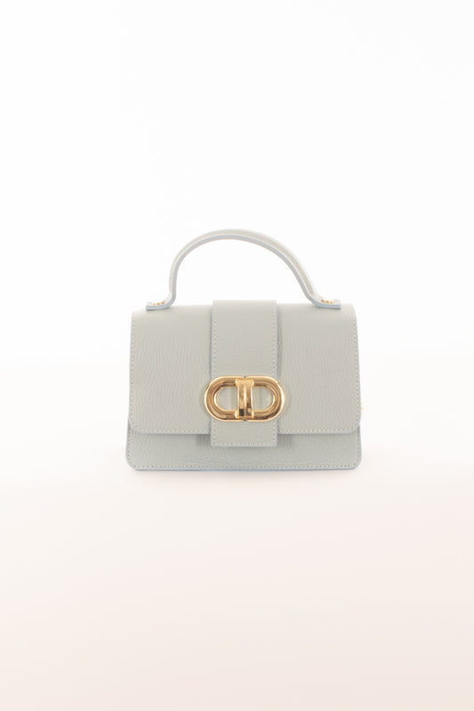 Borsa quadrata da Donna Metoo - Celeste