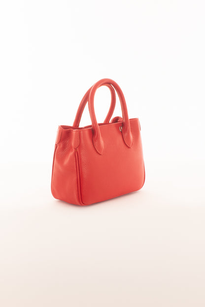 Borsa con doppio manico da Donna Metoo - Rosso