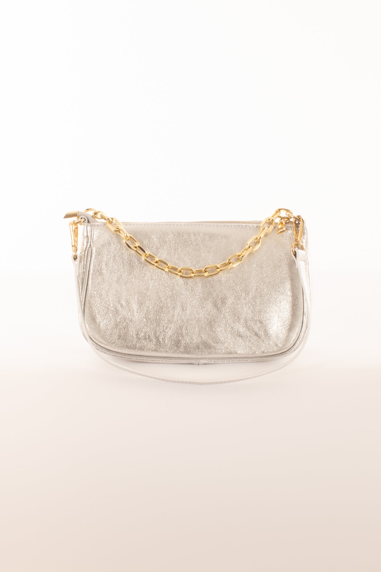 Borsa con catenella da Donna Metoo . Argento