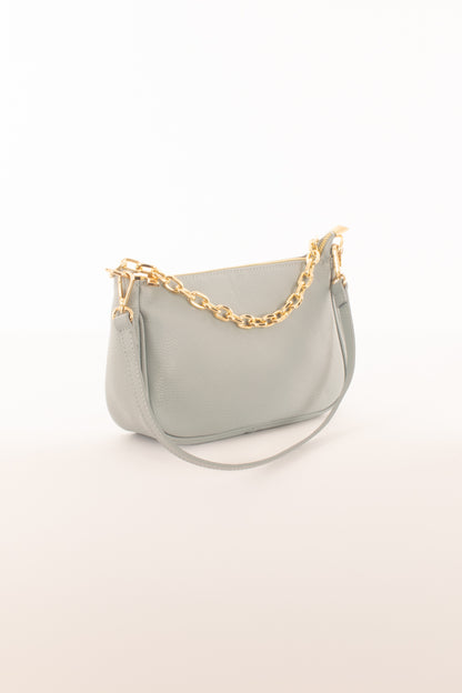 Borsa con catenella da Donna Metoo . Celeste