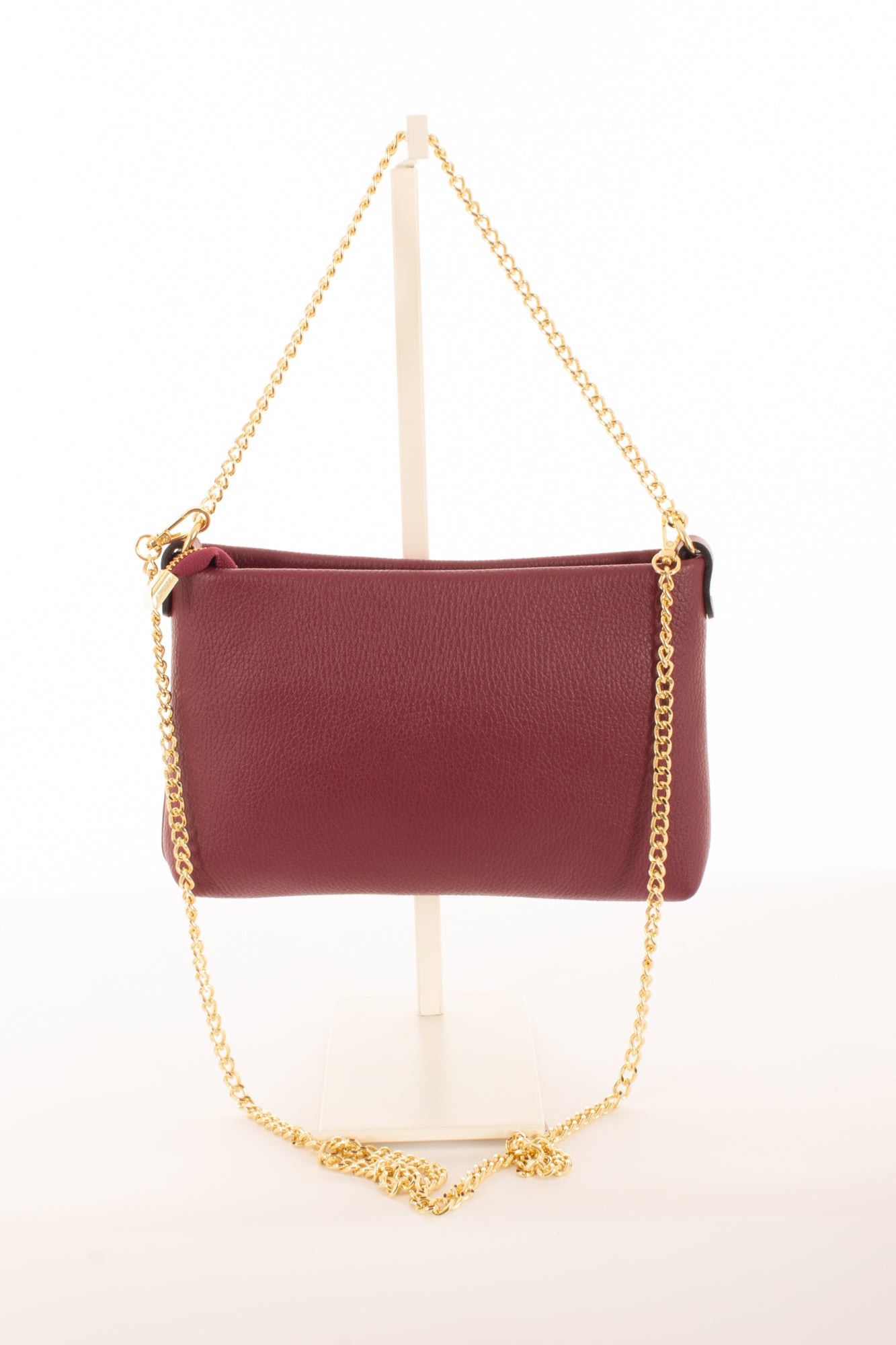 Borsa con catena da Donna Metoo - Bordeaux