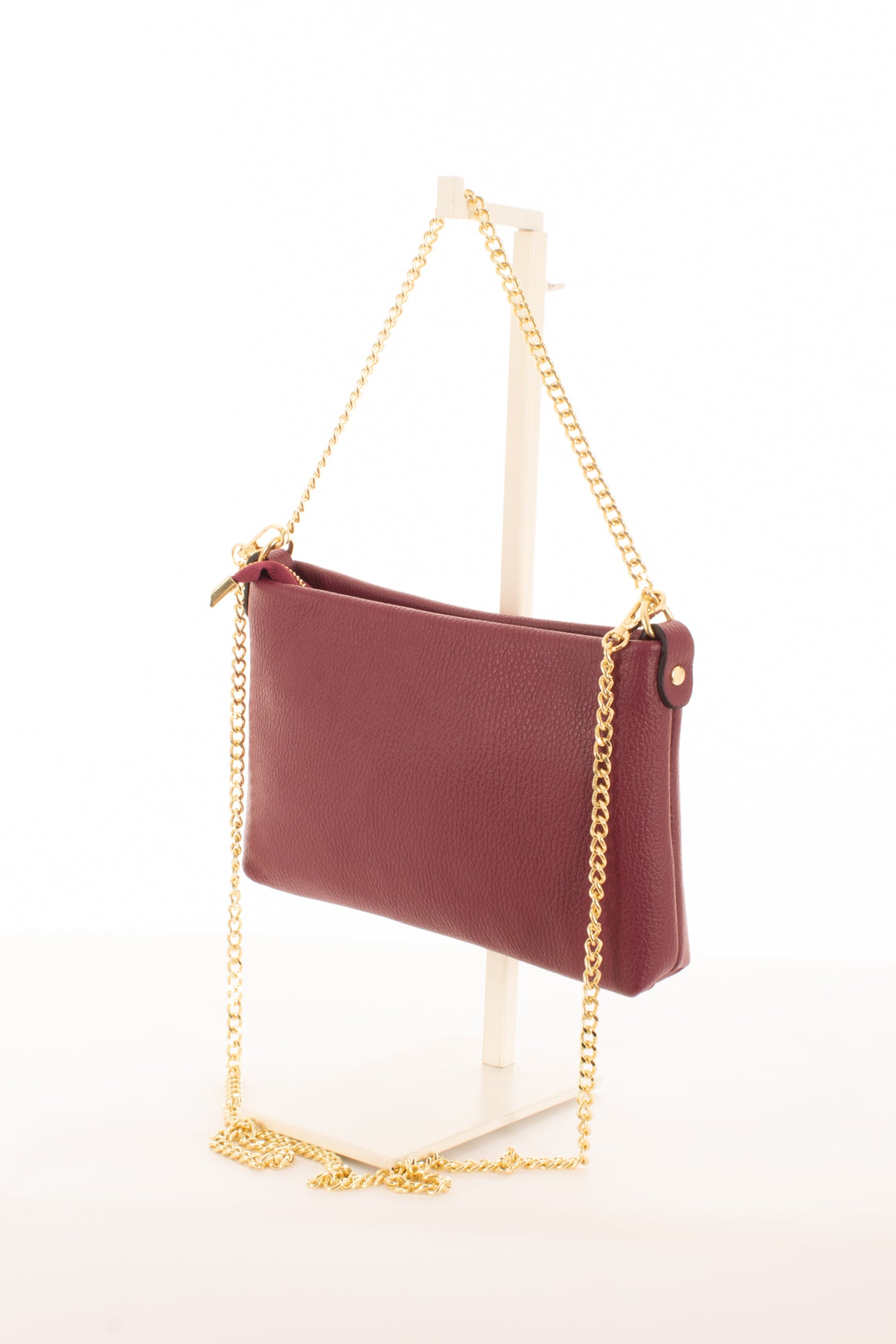 Borsa con catena da Donna Metoo - Bordeaux