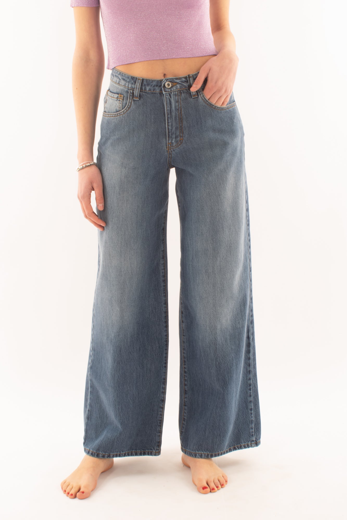 Jeans a palazzo da Donna Metoo - Denim