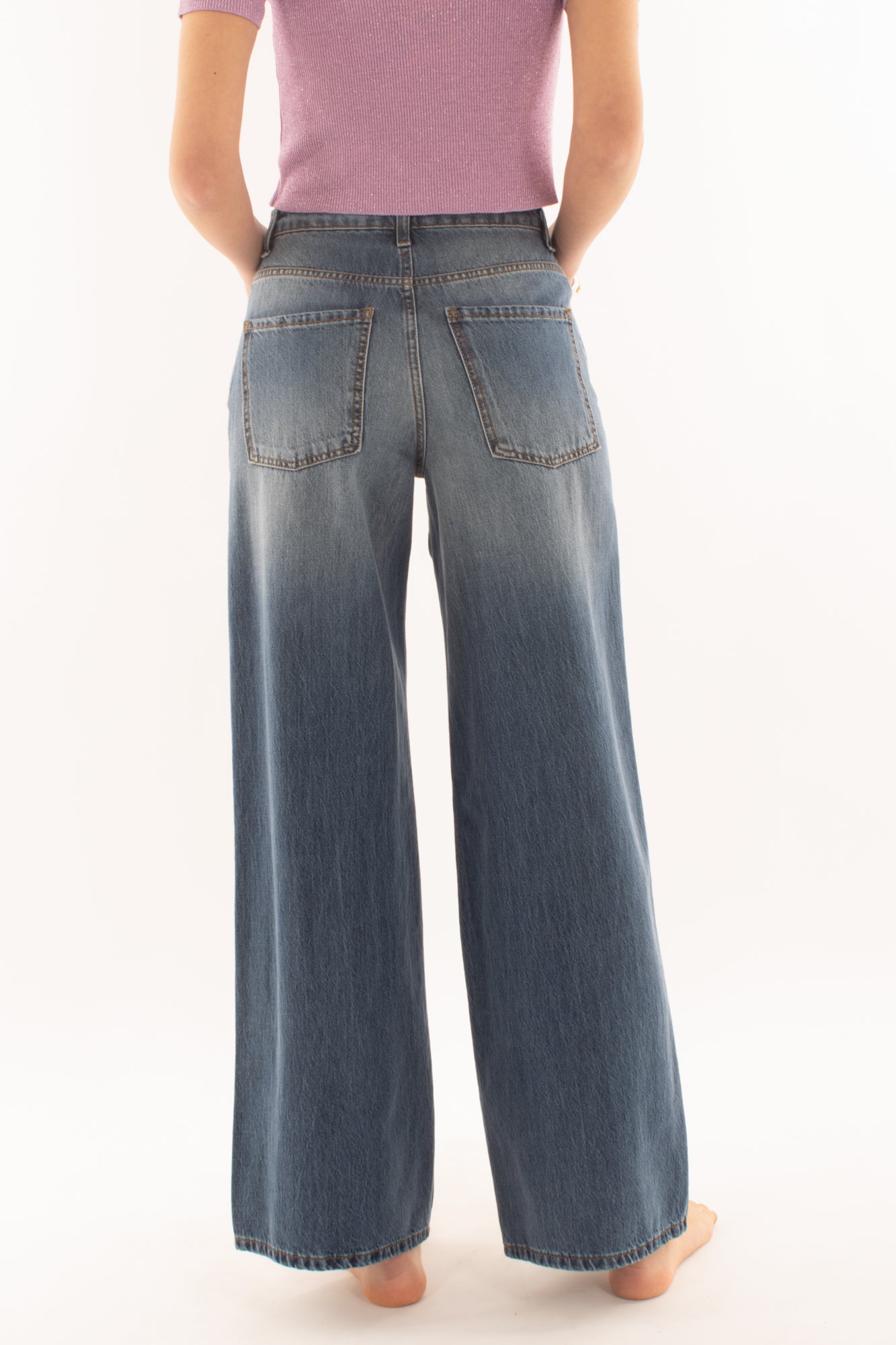 Jeans a palazzo da Donna Metoo - Denim