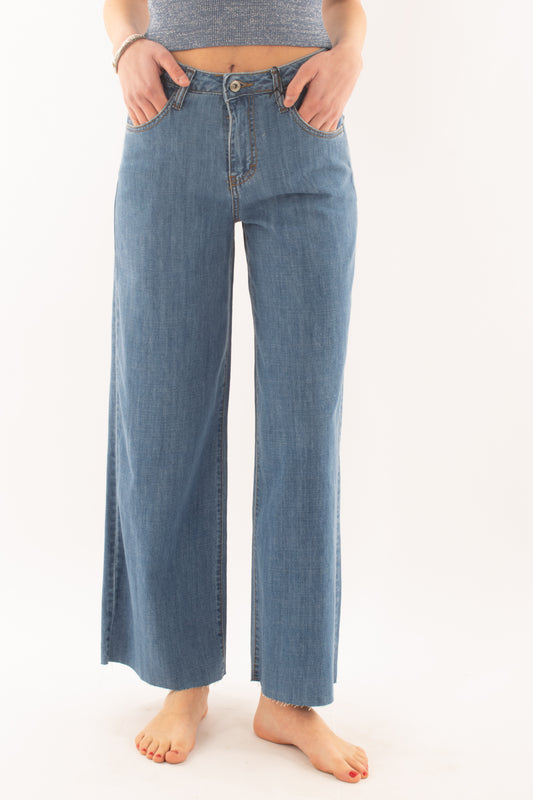 Jeans a palazzo leggero da Donna Metoo - Denim