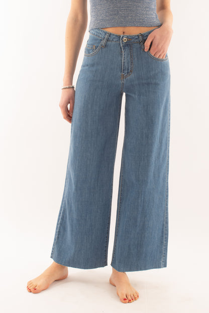Jeans a palazzo leggero da Donna Metoo - Denim